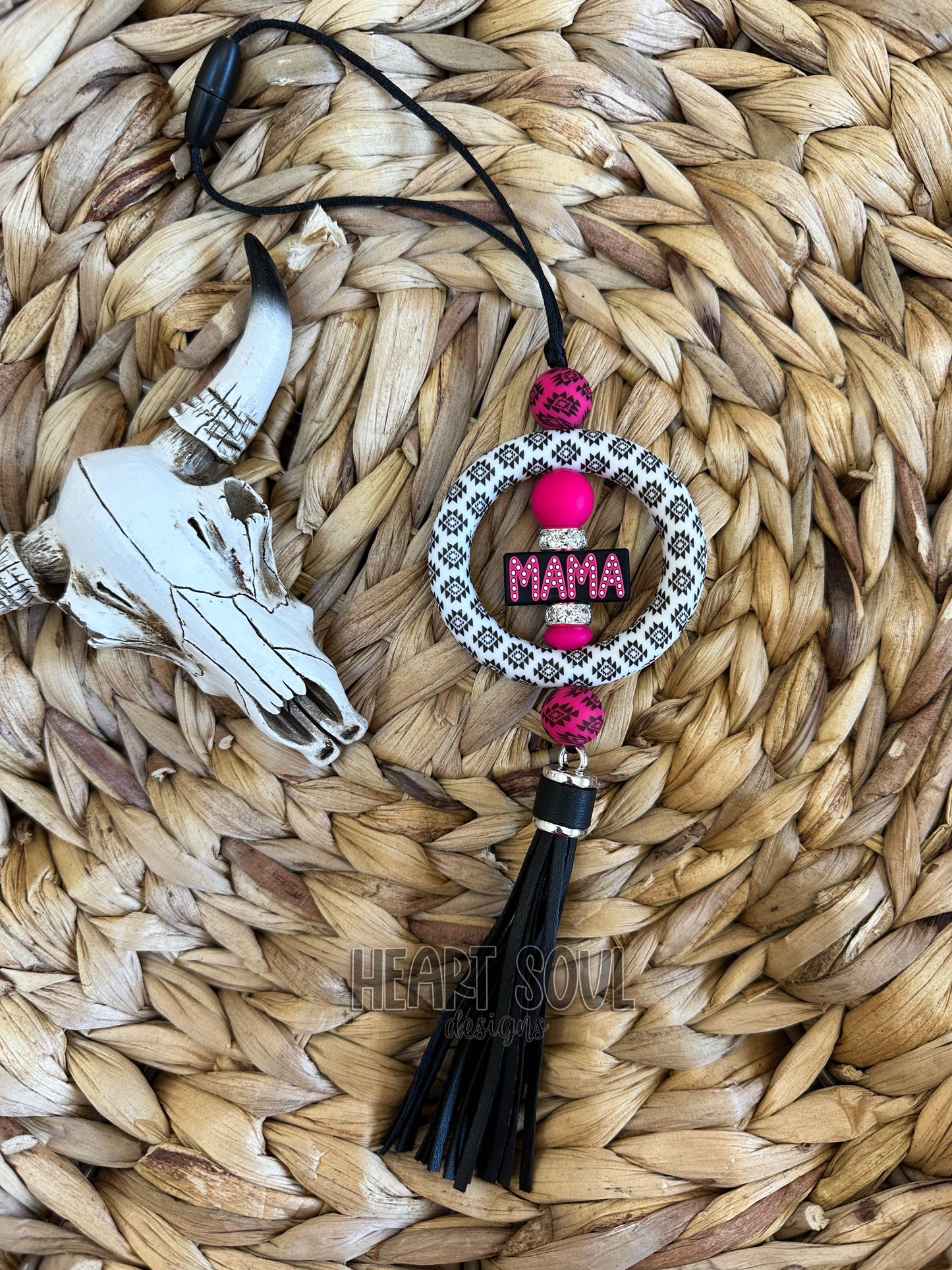 Pink Mama Car Charm
