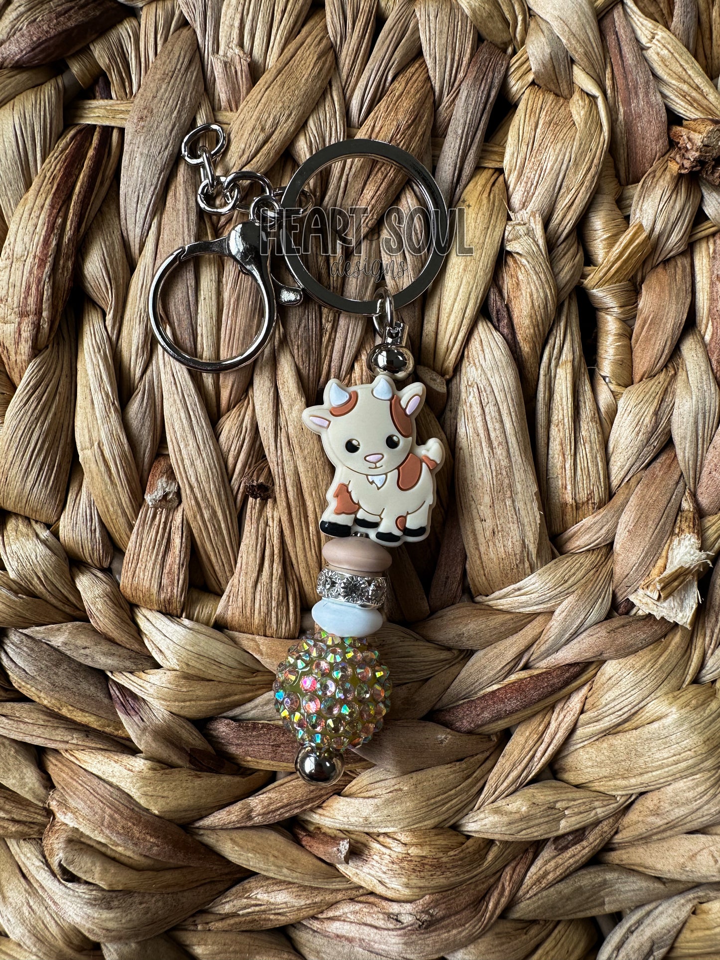 Goat keychain