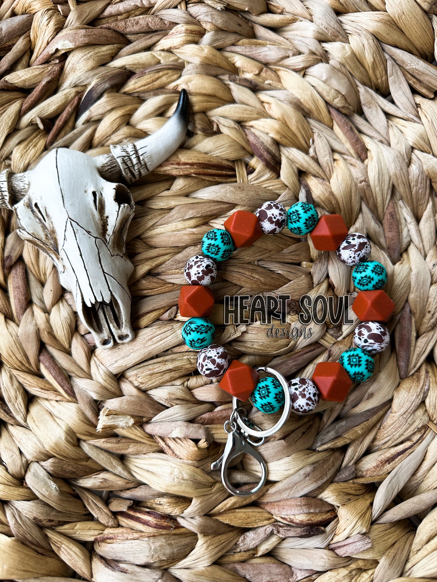 Rustic rodeo wristlet