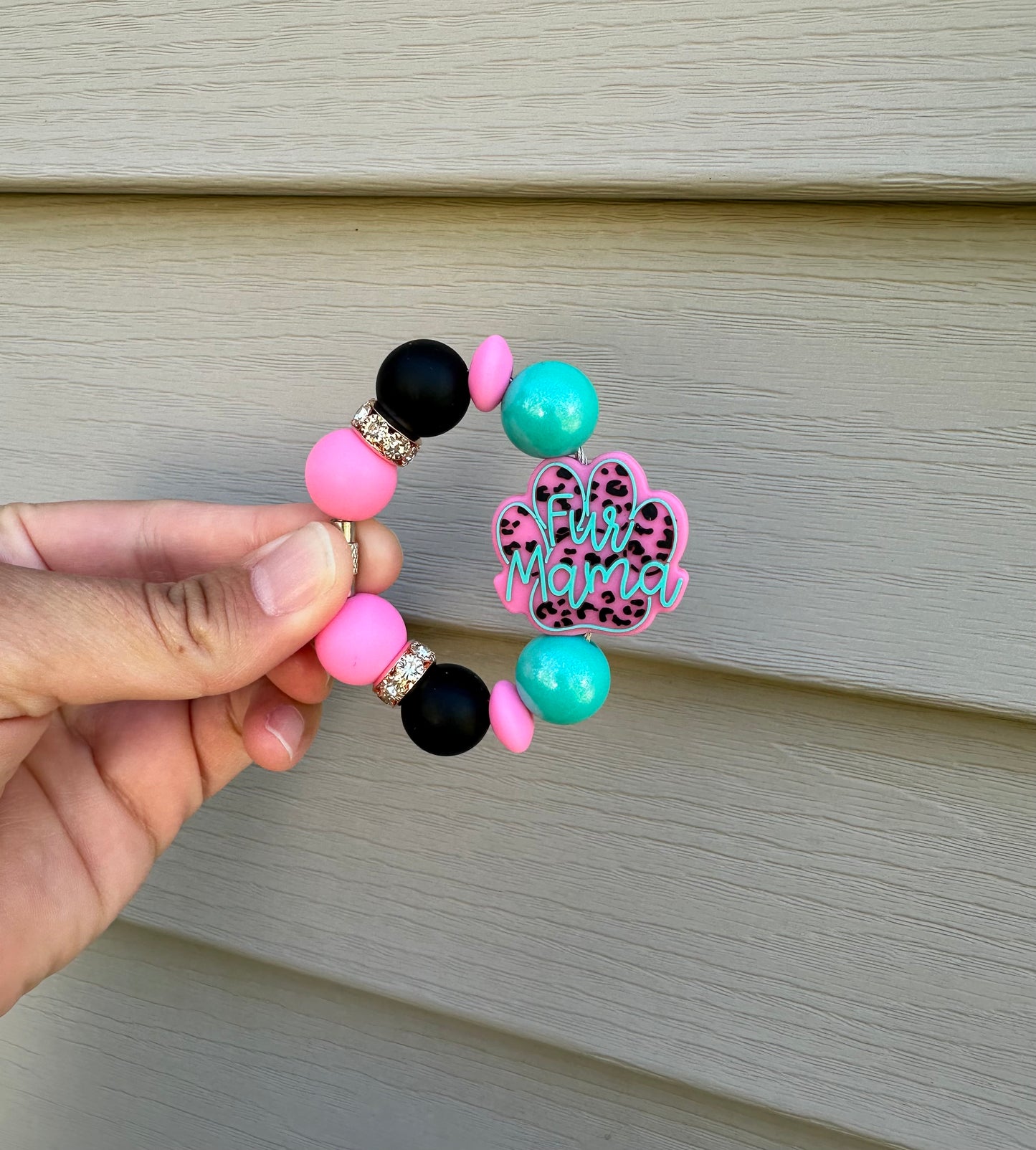 Fur mama cup charm